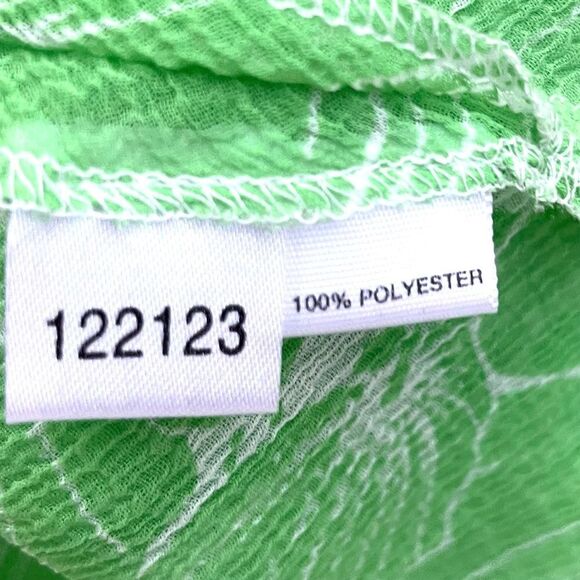 Loft Palm/Hibiscus Long Sleeve Blouse - Picture 7 of 8